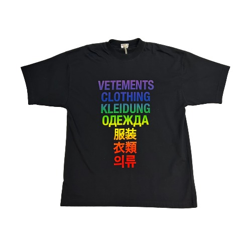 VETEMENTS ヴェトモン Tシャツ 正規取扱い店舗公式通販 ご注文確認後 ...