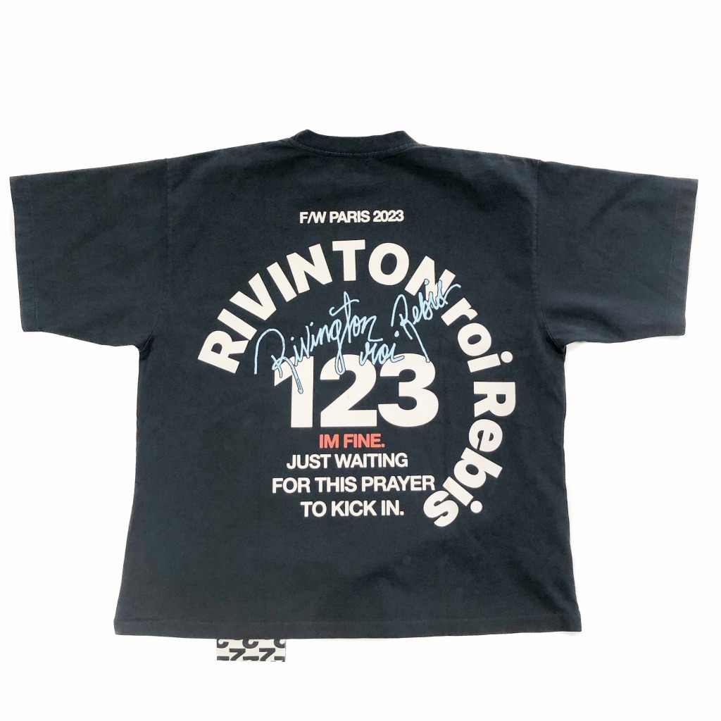 RRR123 RIVINGTON roi Rebis Tシャツ 正規取扱店公式通販 ご注文確認後