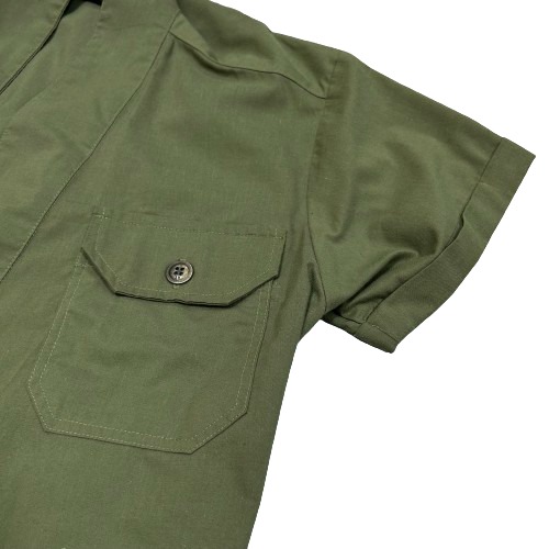 Greg lauren army ジャケットシャツ カーキ-