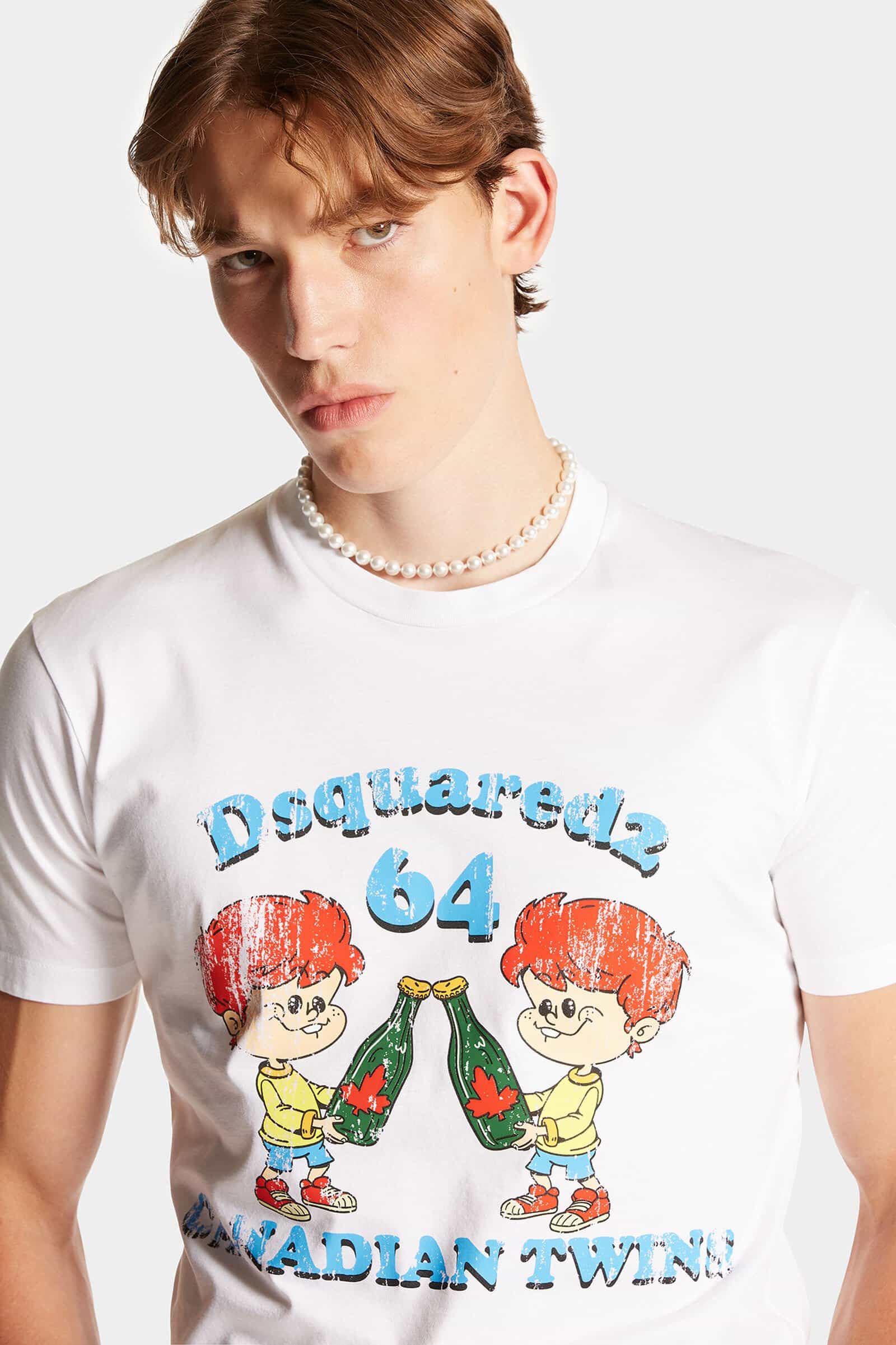 DSQUARED2 ディースクエアード CANADIAN TWINS COOL FIT T-SHIRT T 